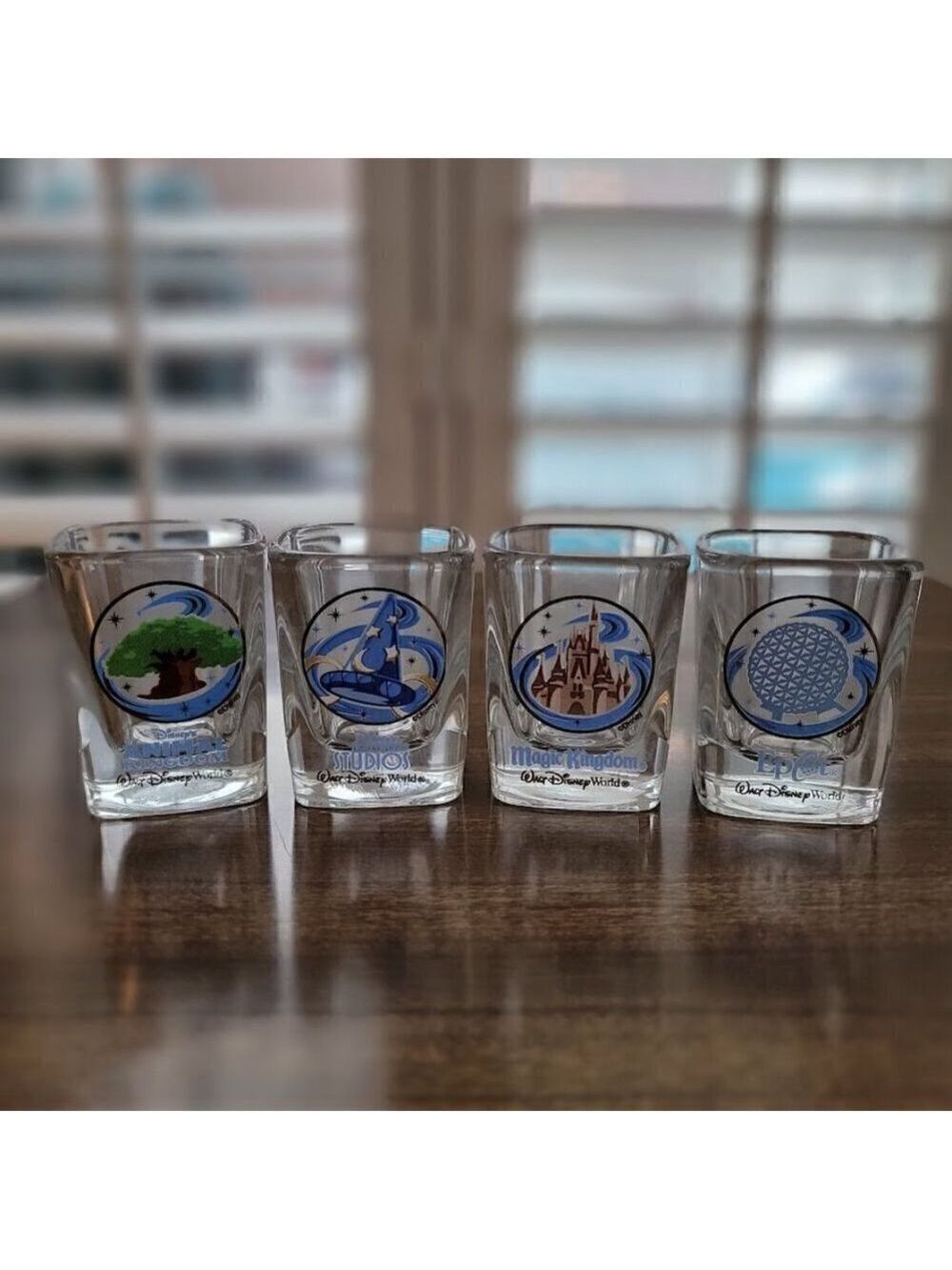 Walt Disney World Collectible Square Shot Glasses
